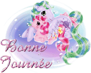 Gif bonne journée little poney