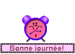 Gif animé bonne journée reveil