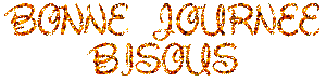 Gif animé bonne journée bisous 