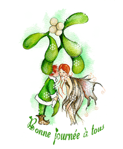 Gif animé bonne journée lutins