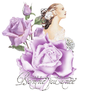 Gif animé bonne journée femme