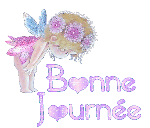 Gif animé bonne journée petit ange
