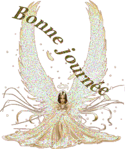 Gif animé bonne journée ange