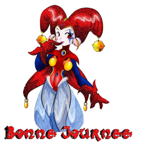 Gif animé bonne journée Harlequin