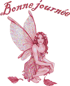 Gif animé bonne journée fée