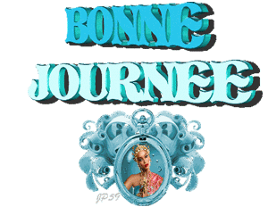 Gif animé bonne journée medaillon