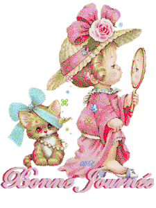 Gif animé bonne journée enfant