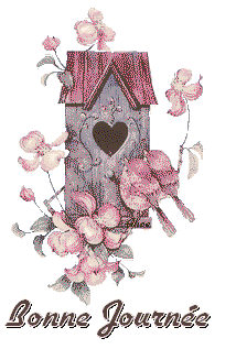 Gif animé bonne journée oiseaux