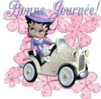 Gif animé bonne journée Betty Boop