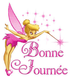 Gif animé bonne journée clochette