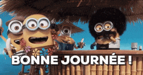 Gif animé bonne journée comique