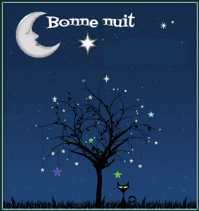 bonne nuit arbre la nuit