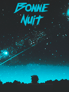 bonne nuit étoiles filantes