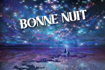 bonne nuit  étoiles qui brillent