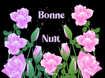 bonne nuit fleurs