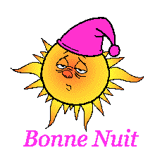 bonne nuit soleil qui baille