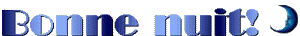 bonne nuit en bleu