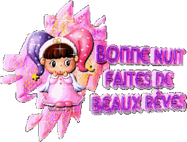Gif animé bonne nuit faites de beaux rêves