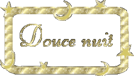 Gif animé douce nuit 