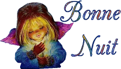 Gif animé bonne nuit ange