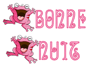 gif bonne nuit grenouilles