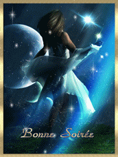 Gif animé bonne soirée étoiles
