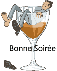 Gif animé bonne soirée ballons