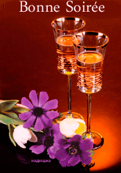 Gif animé bonne soirée TRANQUILLE