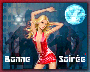 Gif animé bonne soirée dansante