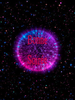 Gif animé bonne soirée boule de lumiere