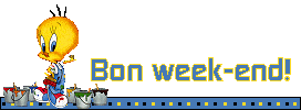 Gif animé bon week-end Titi