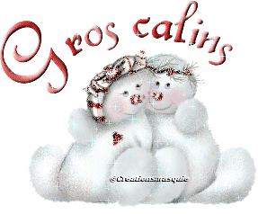Gif gros câlins bonhommes de neige