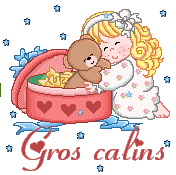 Gif gros câlins fille