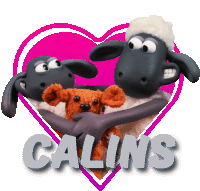Gif câlin moutons