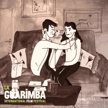 Gif câlin amoureux