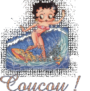 Gif animé coucou betty boop