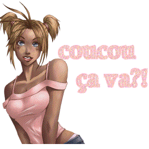 Gif animé coucou ça va