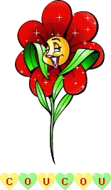 Gif animé coucou jaunes