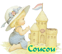 Gif animé coucou enfant