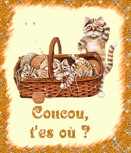 Gif animé coucou t'es ou 