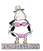 mes félicitations image animée