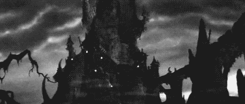 Gif animé gothique chateau