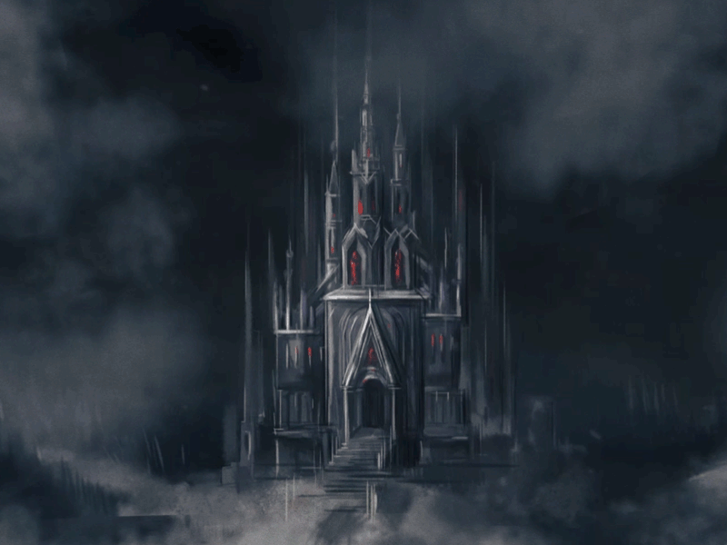 Gif animé gothique église