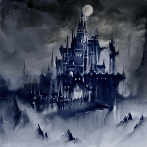 Gif gothique chateau