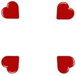 Gif animé je t'aime coeur rouge