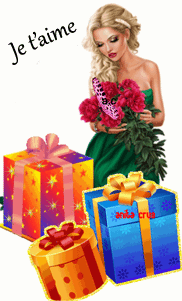 Gif animé je t'aime comique