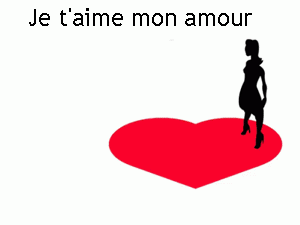 Gif animé je t'aime bleu et rouge