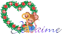 Gif animé je t'aime souris