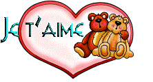 Gif animé je t'aime ours