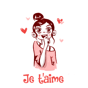 Gif animé je t'aime amoureuse